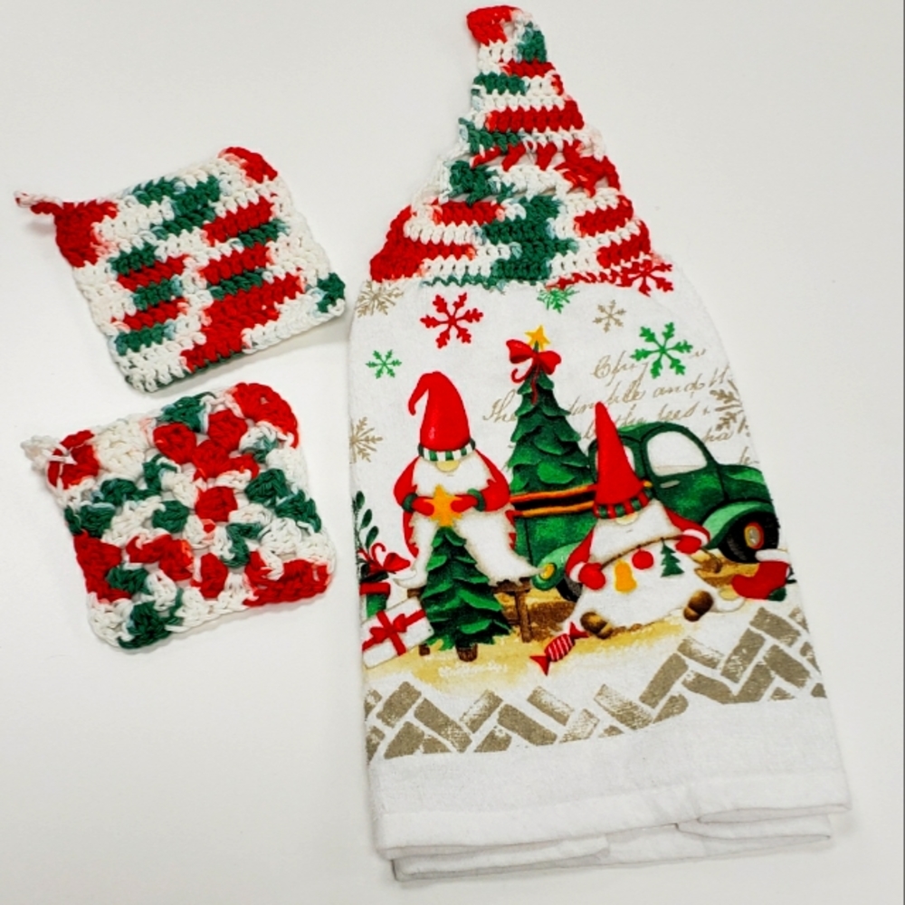Christmas dish towel and cloths